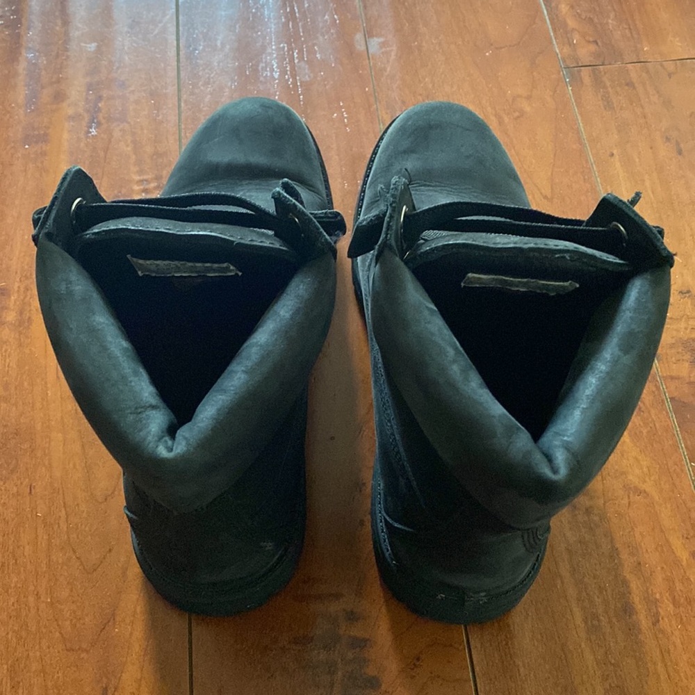 ** Timberland Premium Waterproof Convenience Boots Black Nubuck Women’s 9 - Picture 4 of 8